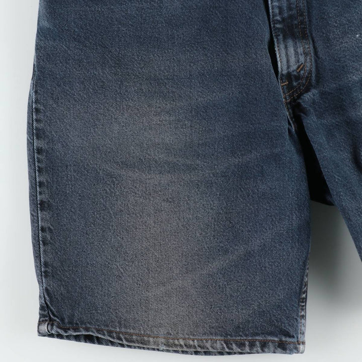 90'S Levi's Silver Tab Loose Denim Shorts, Made in USA, Men's Size W36 (approx.), Vintage cotton navy blue type Vintage Second Hand