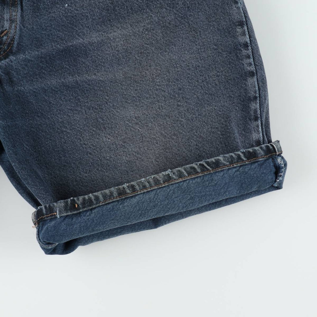 90'S Levi's Silver Tab Loose Denim Shorts, Made in USA, Men's Size W36 (approx.), Vintage cotton navy blue type Vintage Second Hand