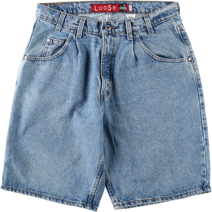Levi's SILVER TAB Loose Denim Shorts (Men's W34 equivalent) unclear blue type Vintage Second Hand