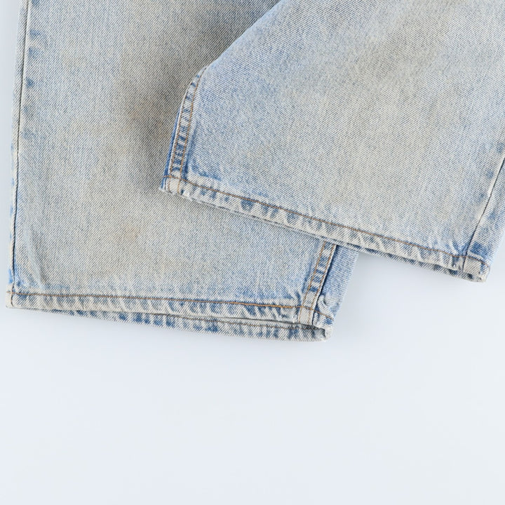 90'S Levi's 36550-0214 Orange Tab Denim Shorts, Made in USA, Men's W33 (approx.) cotton blue type Vintage Second Hand