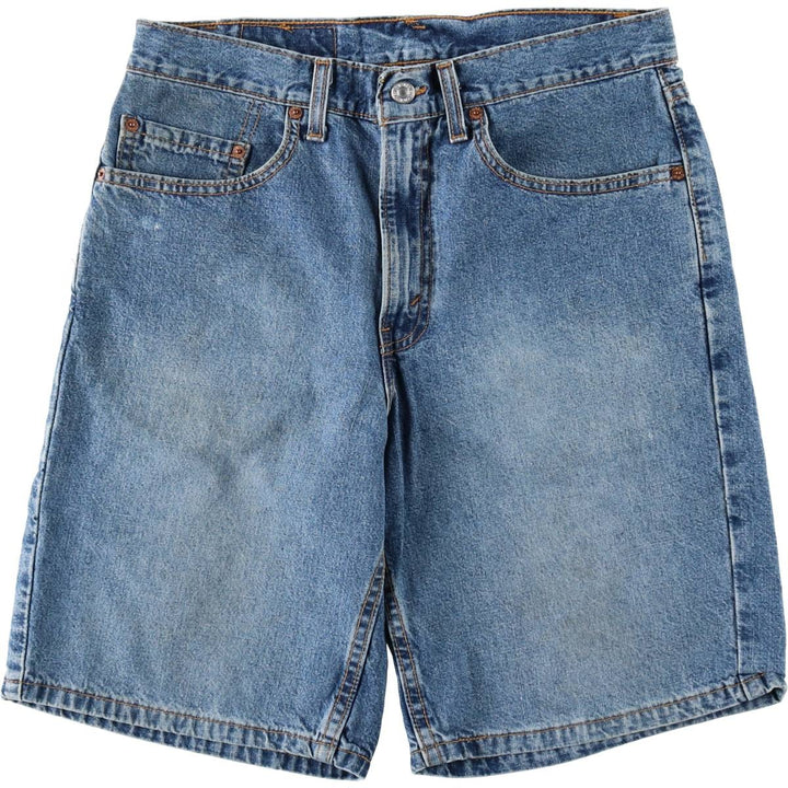 2000'S Levi's 550 Relaxed Fit Denim Shorts, Made in USA, Men's Size W32 (approx.) unclear blue type Vintage Second Hand
