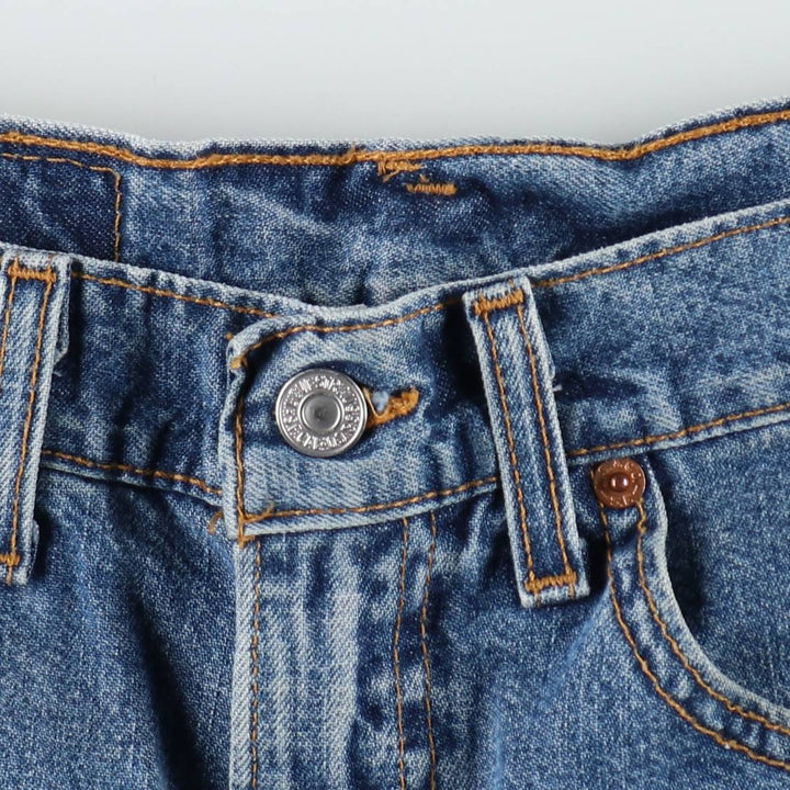 2000'S Levi's 550 Relaxed Fit Denim Shorts, Made in USA, Men's Size W32 (approx.) unclear blue type Vintage Second Hand
