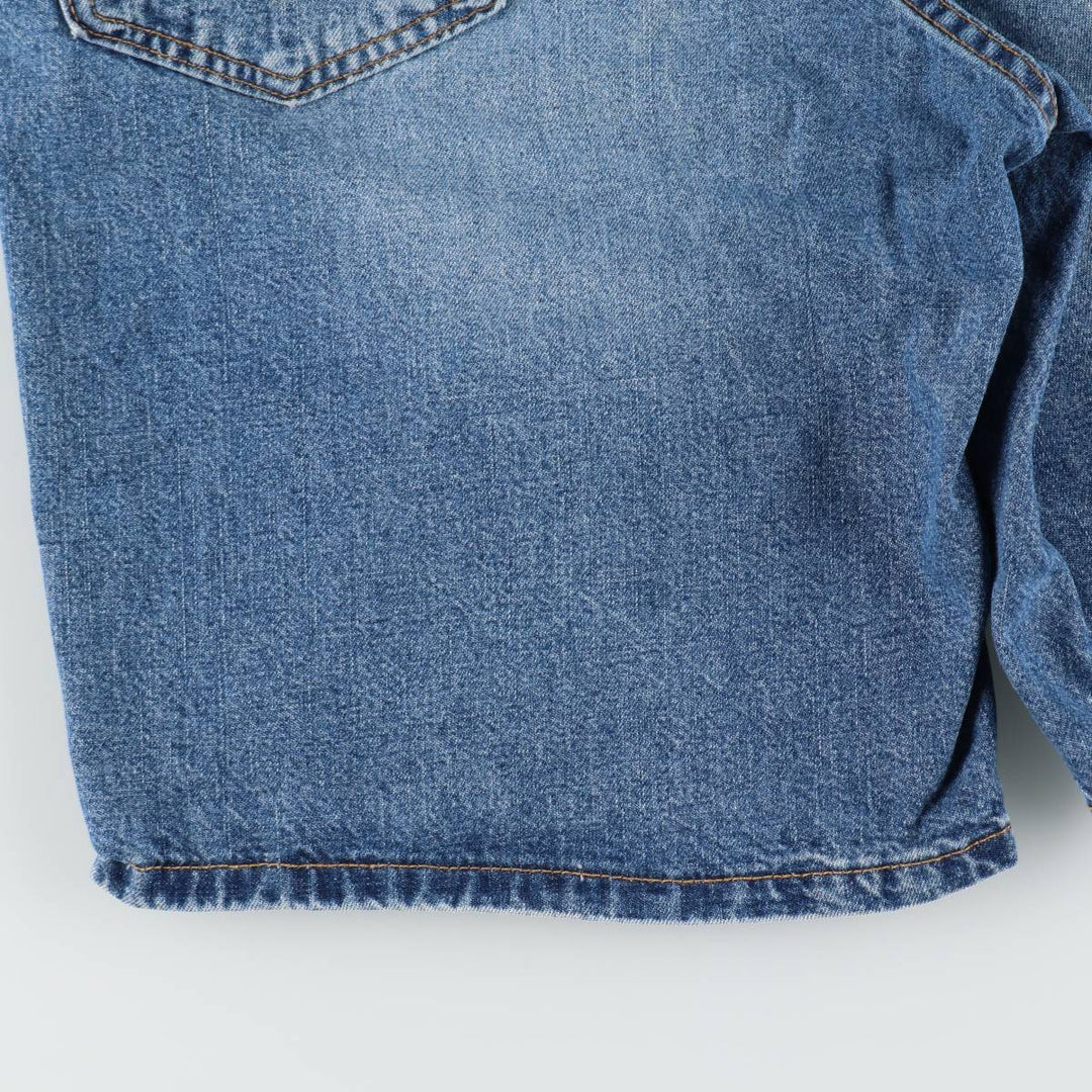 2000'S Levi's 550 Relaxed Fit Denim Shorts, Made in USA, Men's Size W32 (approx.) unclear blue type Vintage Second Hand