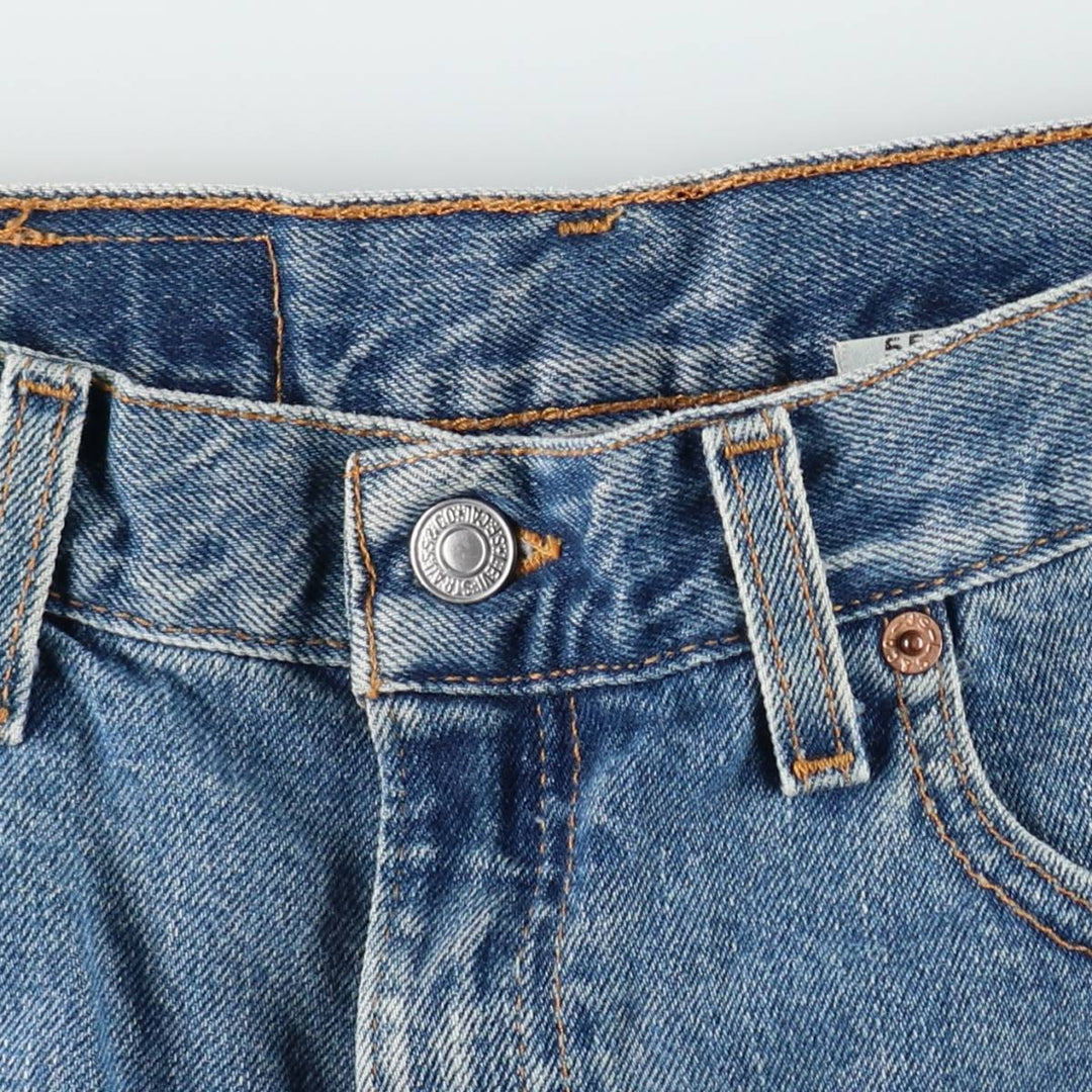 2000'S Levi's 550 Relaxed Fit Denim Shorts, Made in USA, Men's Size W34 (approx.) cotton blue type Vintage Second Hand