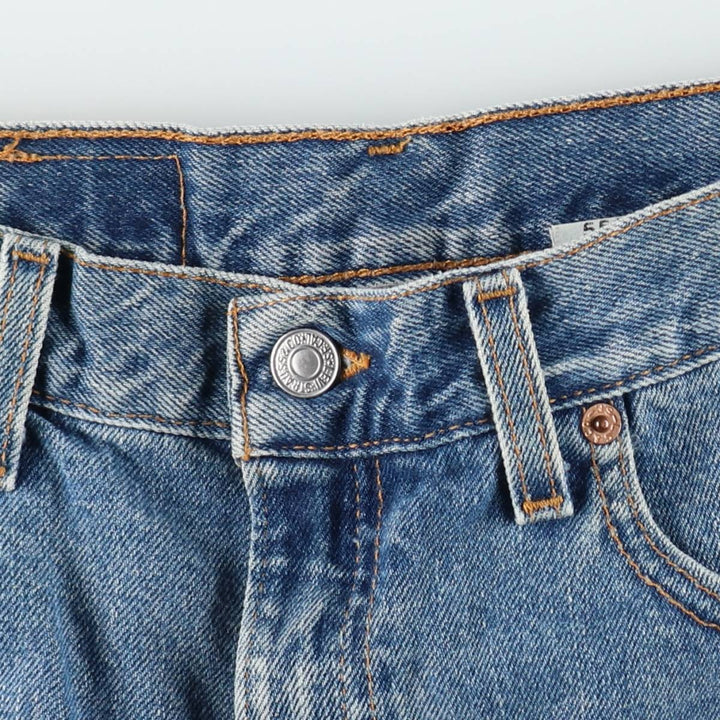 2000'S Levi's 550 Relaxed Fit Denim Shorts, Made in USA, Men's Size W34 (approx.) cotton blue type Vintage Second Hand