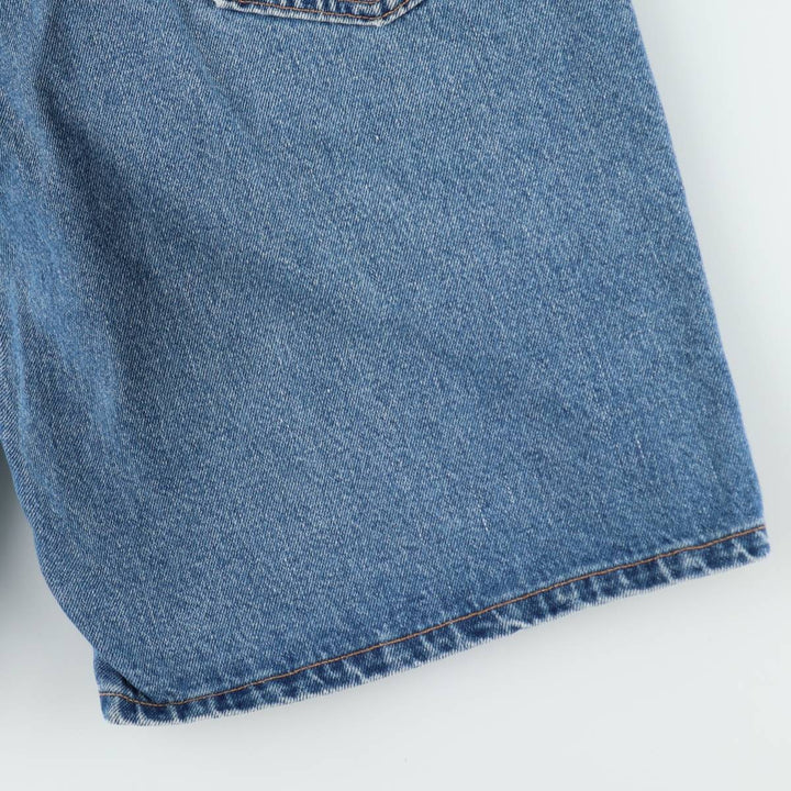 2000'S Levi's 550 Relaxed Fit Denim Shorts, Made in USA, Men's Size W34 (approx.) cotton blue type Vintage Second Hand