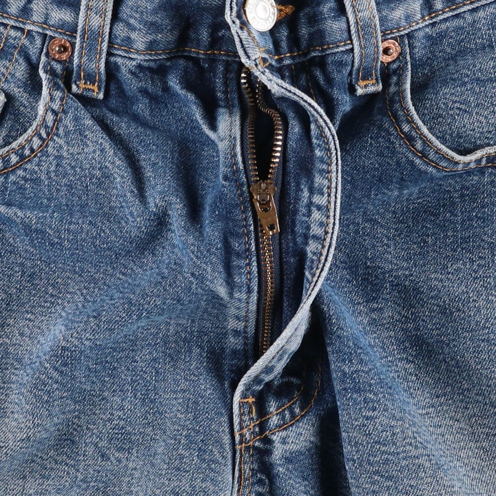 90'S Levi's 550 Relaxed Fit Denim Shorts (Jorts) Made in USA, Men's Size 32, Vintage cotton blue type Vintage Second Hand