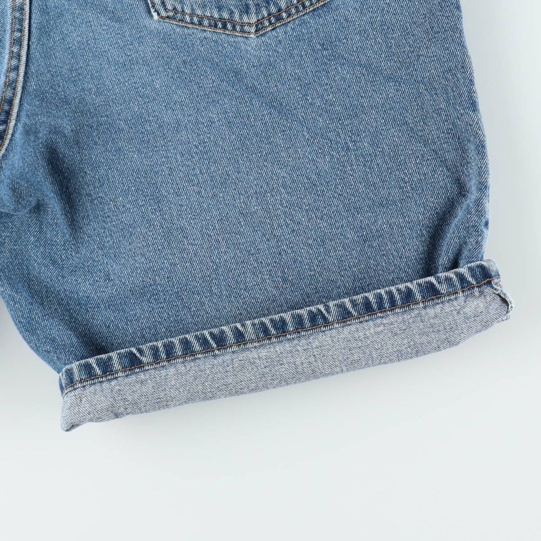 90'S Levi's 560 Loose Fit Orange Tab Denim Shorts, Made in USA, Men's W36 (approx.), Vintage cotton blue type Vintage Second Hand