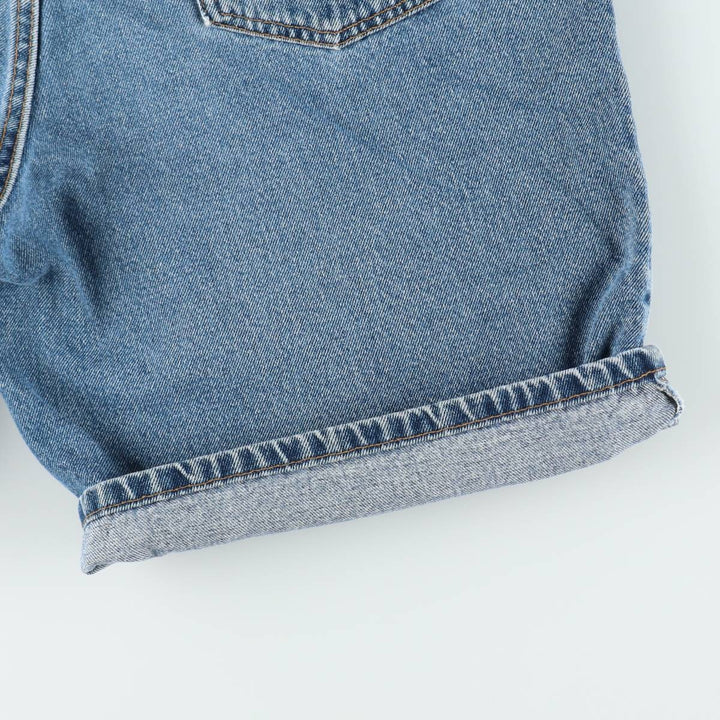 90'S Levi's 560 Loose Fit Orange Tab Denim Shorts, Made in USA, Men's W36 (approx.), Vintage cotton blue type Vintage Second Hand