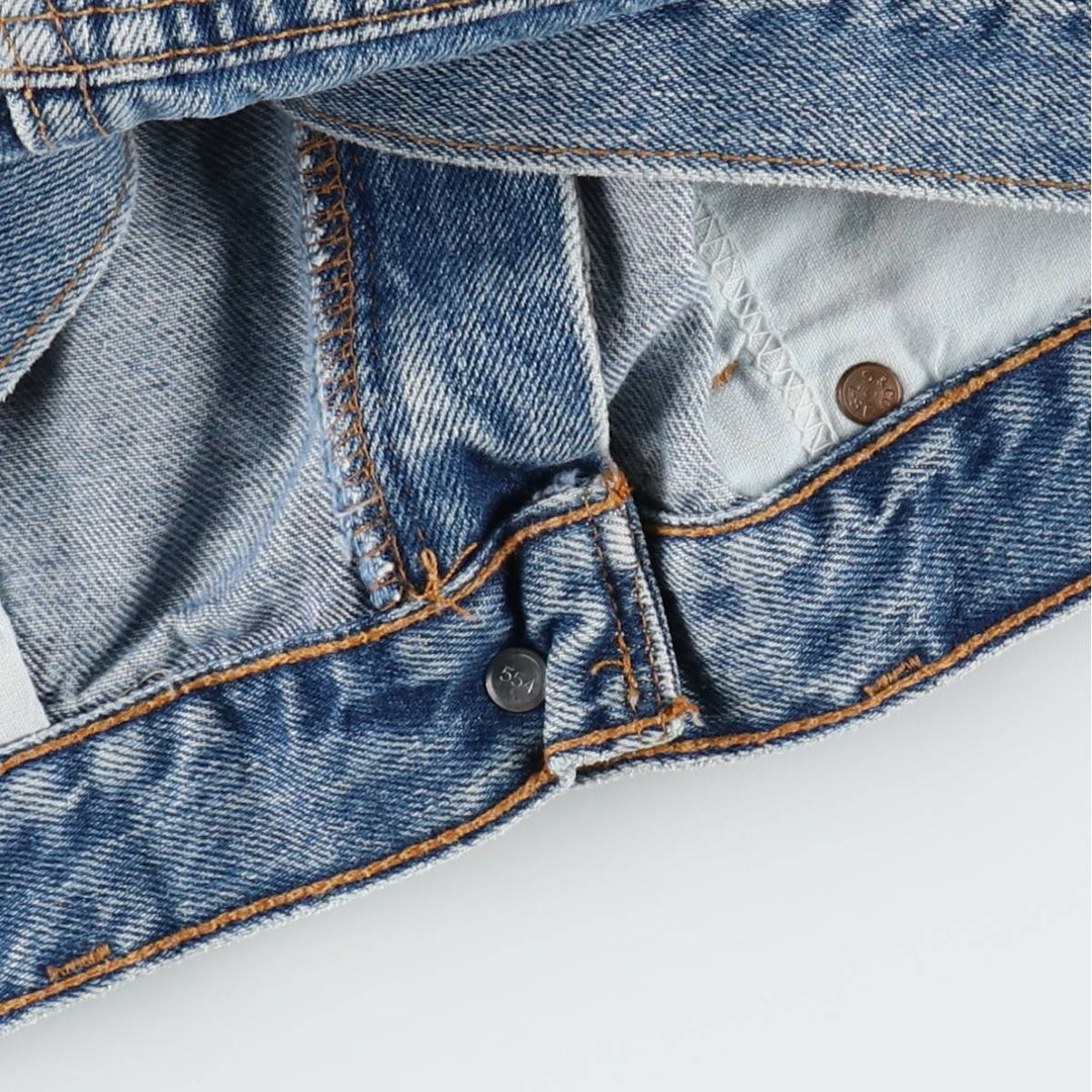 2000'S Levi's 550 Relaxed Fit Denim Shorts, Made in USA, Men's Size W35 (approx.) cotton blue type Vintage Second Hand