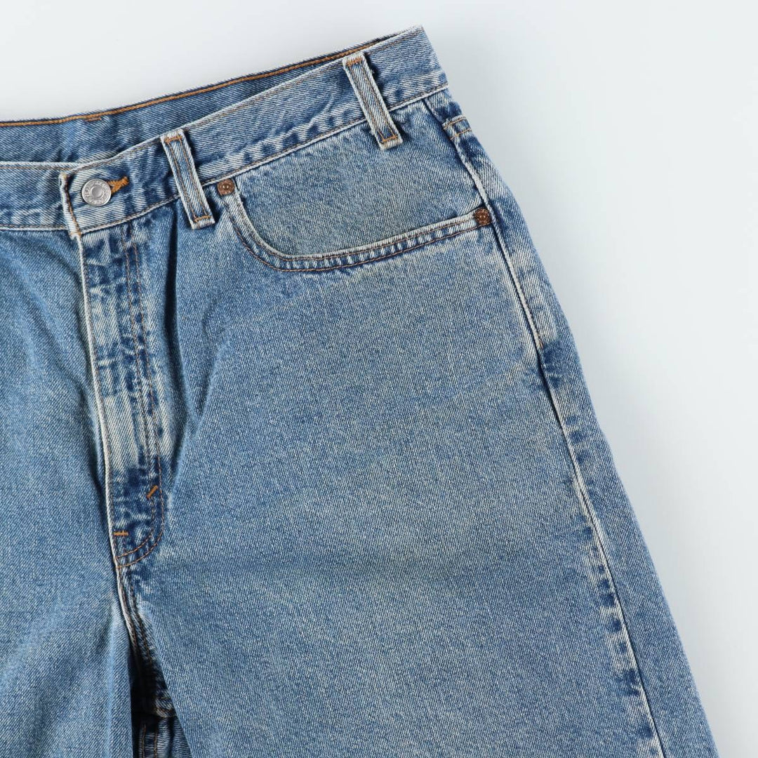 2000'S Levi's 550 Relaxed Fit Denim Shorts, Made in USA, Men's Size W35 (approx.) cotton blue type Vintage Second Hand