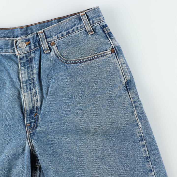 2000'S Levi's 550 Relaxed Fit Denim Shorts, Made in USA, Men's Size W35 (approx.) cotton blue type Vintage Second Hand