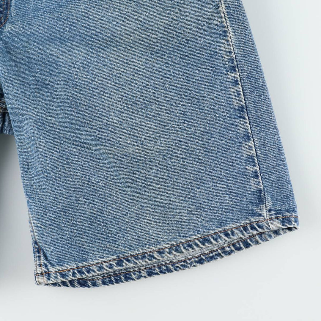 2000'S Levi's 550 Relaxed Fit Denim Shorts, Made in USA, Men's Size W35 (approx.) cotton blue type Vintage Second Hand