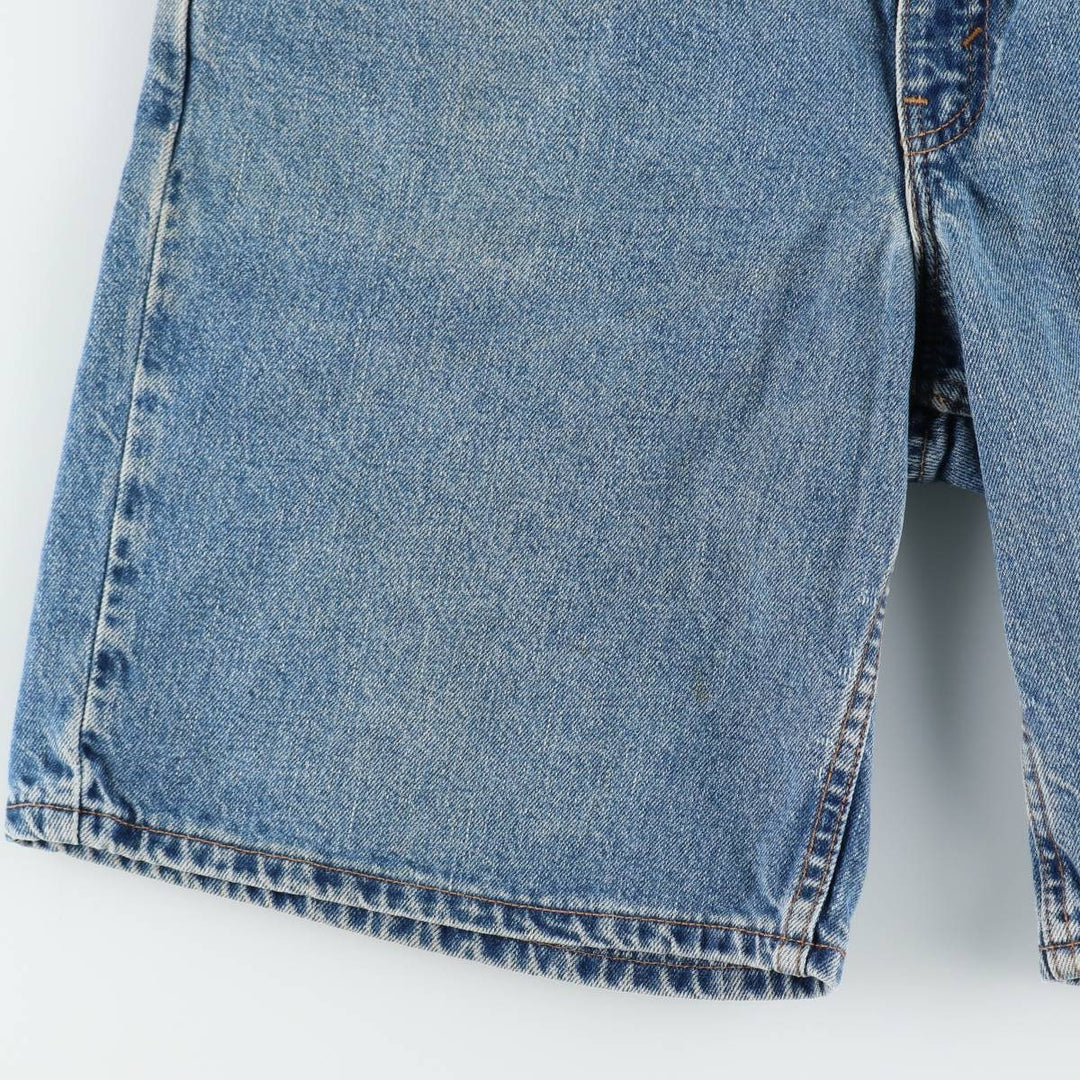 2000'S Levi's 550 Relaxed Fit Denim Shorts, Made in USA, Men's Size W35 (approx.) cotton blue type Vintage Second Hand