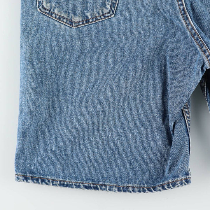 2000'S Levi's 550 Relaxed Fit Denim Shorts, Made in USA, Men's Size W35 (approx.) cotton blue type Vintage Second Hand