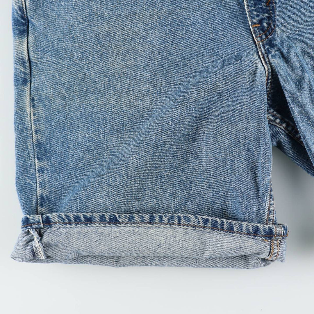2000'S Levi's 550 Relaxed Fit Denim Shorts, Made in USA, Men's Size W35 (approx.) cotton blue type Vintage Second Hand