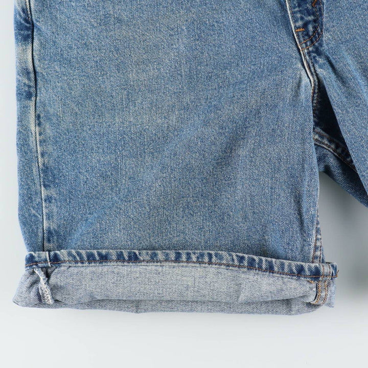 2000'S Levi's 550 Relaxed Fit Denim Shorts, Made in USA, Men's Size W35 (approx.) cotton blue type Vintage Second Hand