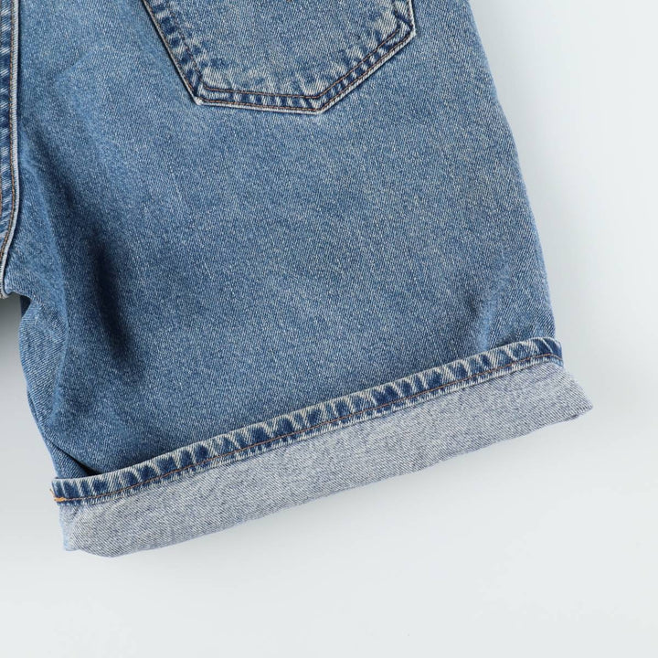 2000'S Levi's 550 Relaxed Fit Denim Shorts, Made in USA, Men's Size W35 (approx.) cotton blue type Vintage Second Hand