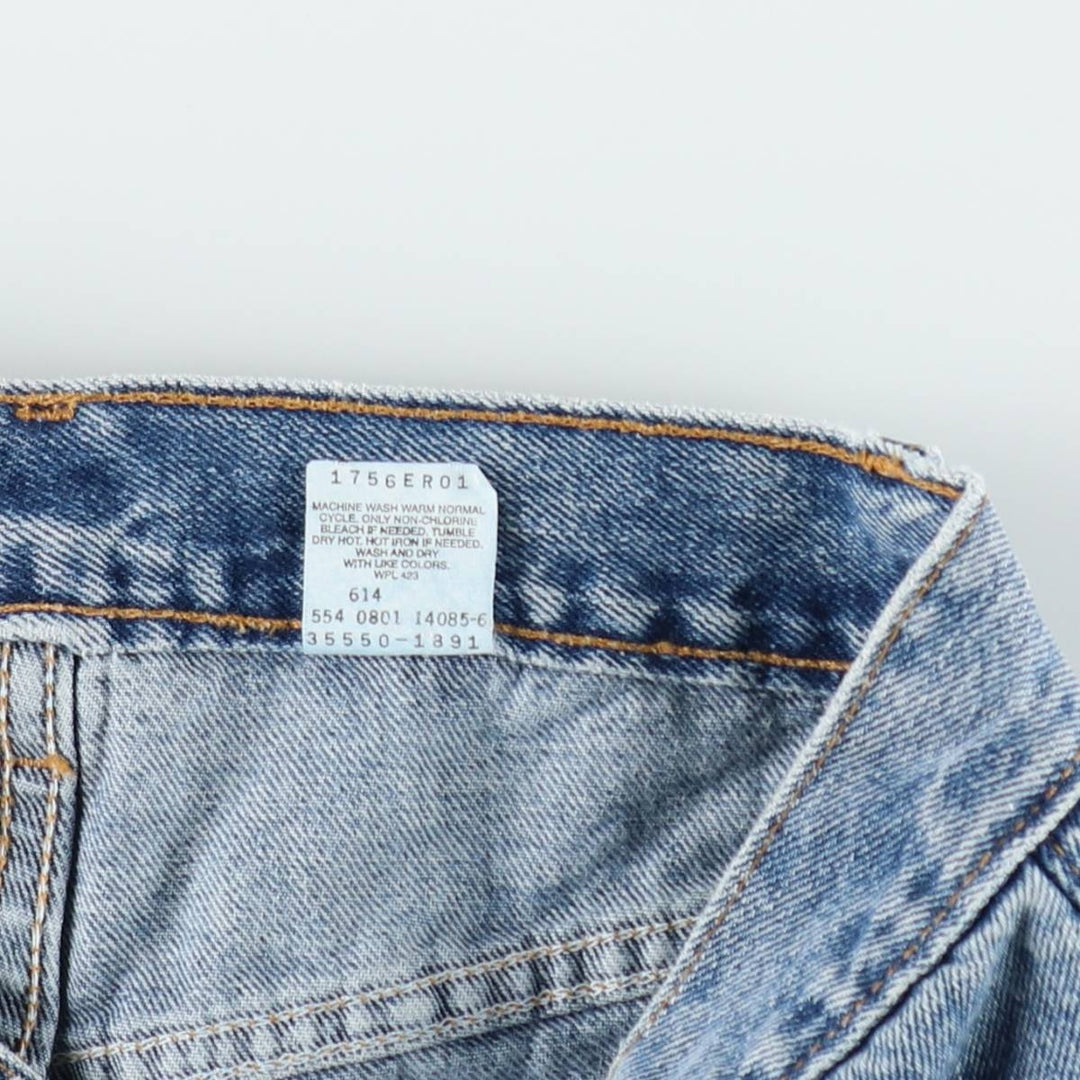 2000'S Levi's 550 Relaxed Fit Denim Shorts, Made in USA, Men's Size W31 (approx.) cotton blue type Vintage Second Hand