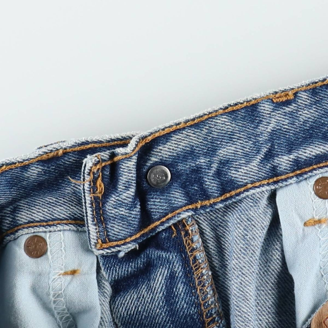 2000'S Levi's 550 Relaxed Fit Denim Shorts, Made in USA, Men's Size W31 (approx.) cotton blue type Vintage Second Hand