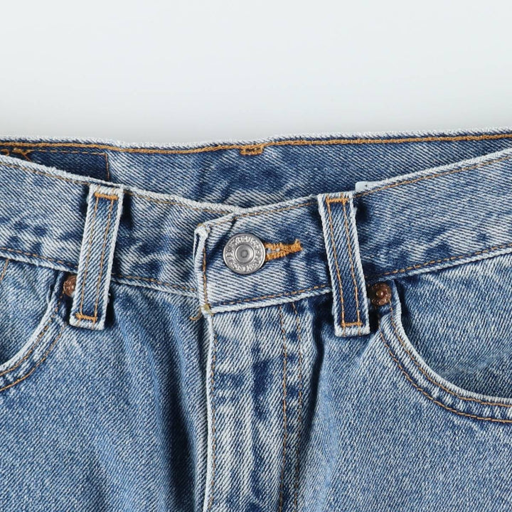 2000'S Levi's 550 Relaxed Fit Denim Shorts, Made in USA, Men's Size W31 (approx.) cotton blue type Vintage Second Hand