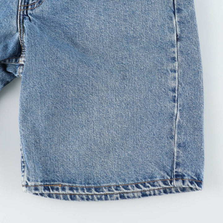 2000'S Levi's 550 Relaxed Fit Denim Shorts, Made in USA, Men's Size W31 (approx.) cotton blue type Vintage Second Hand