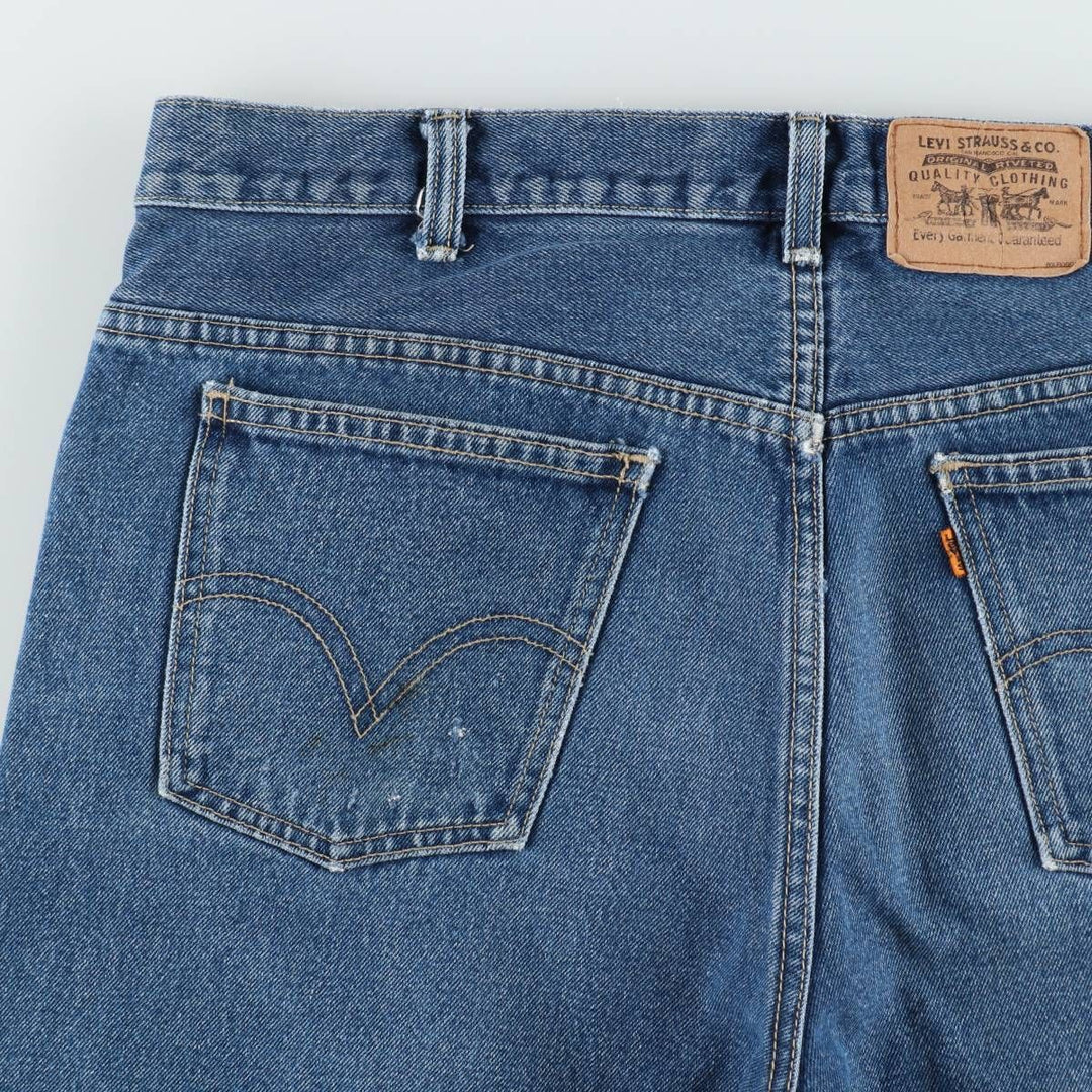 2000'S Levi's Orange Tab Denim Shorts (Men's W37 equivalent) cotton blue type Vintage Second Hand
