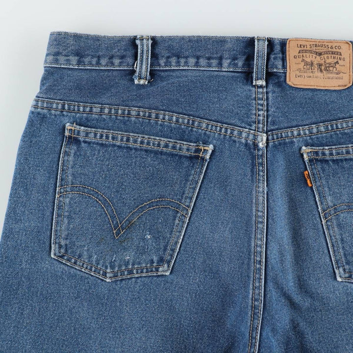 2000'S Levi's Orange Tab Denim Shorts (Men's W37 equivalent) cotton blue type Vintage Second Hand