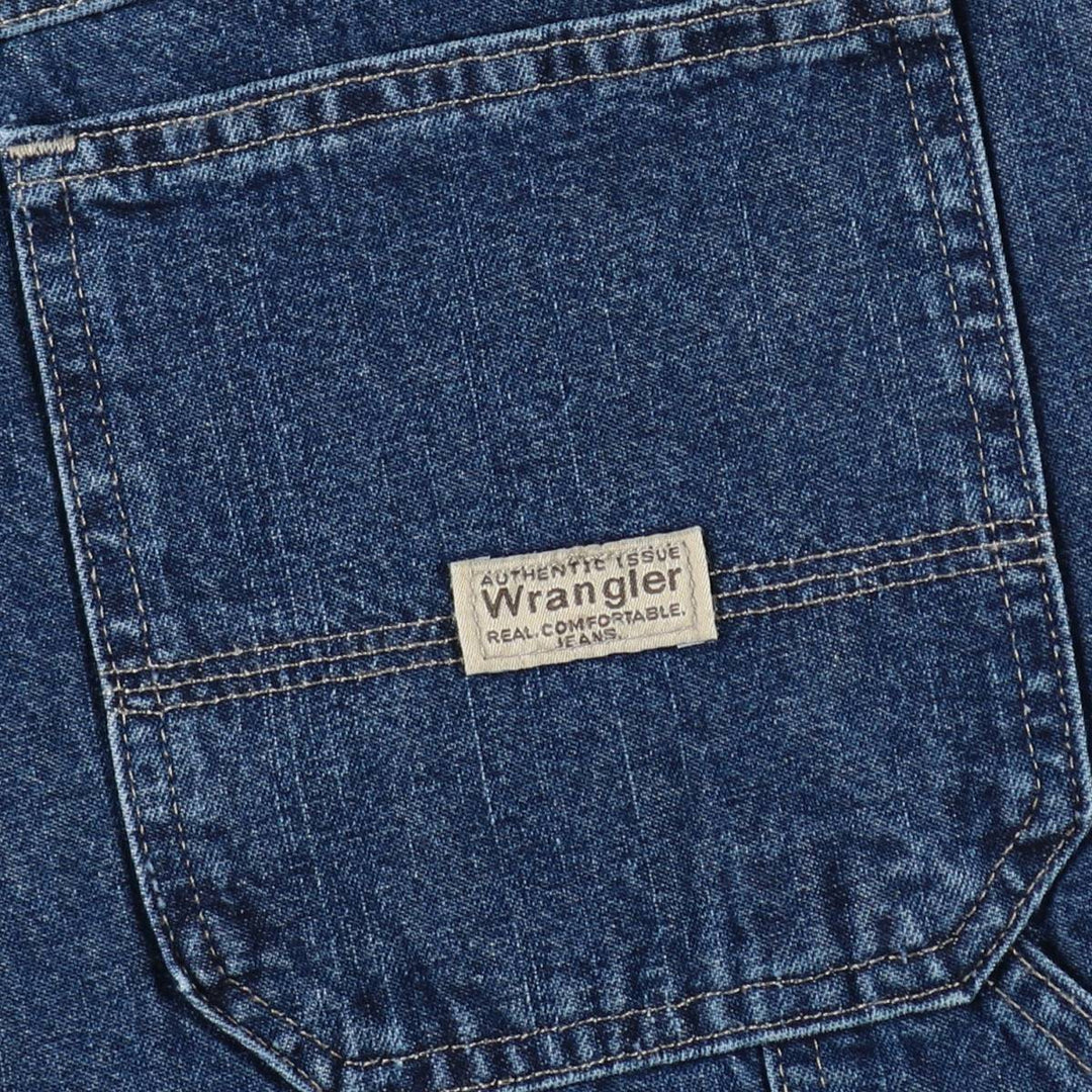 Wrangler CARPENTER Denim Painter Shorts, Shorts, Men's, W34 equivalent cotton blue type Vintage Second Hand
