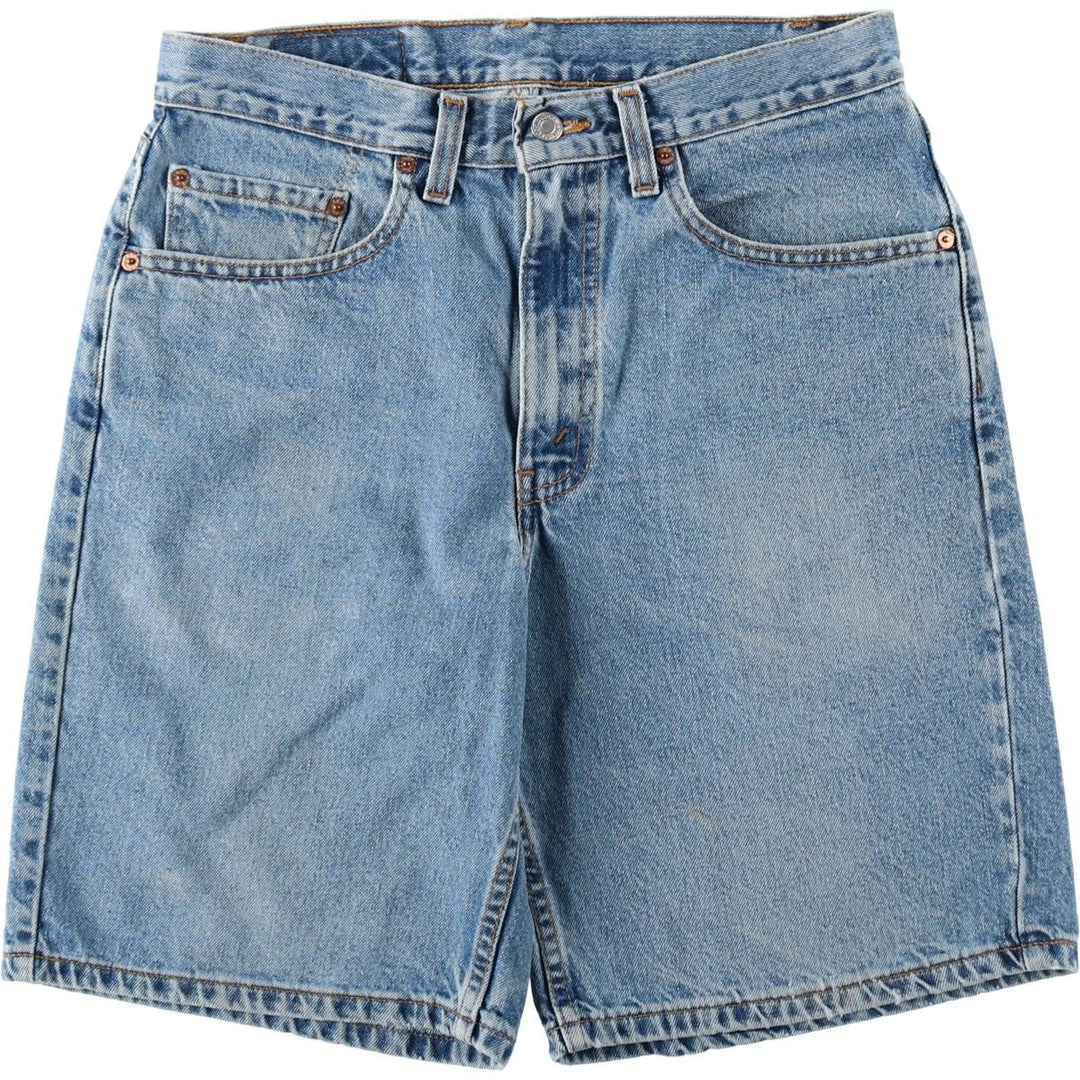 1990'S Levi's 550 Relaxed Fit Denim Shorts, Made in Canada, Men's Size W32 (approx.), Vintage. cotton blue type Vintage Second Hand