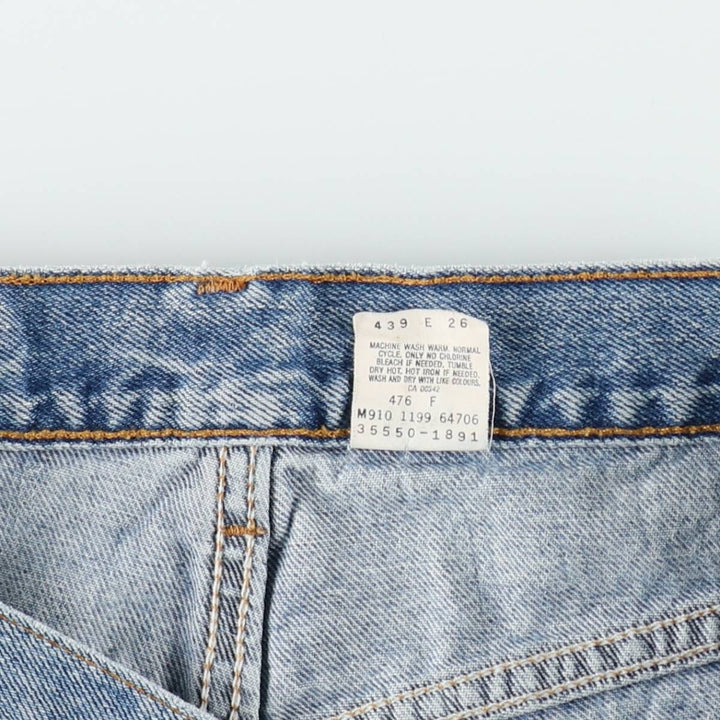 1990'S Levi's 550 Relaxed Fit Denim Shorts, Made in Canada, Men's Size W32 (approx.), Vintage. cotton blue type Vintage Second Hand