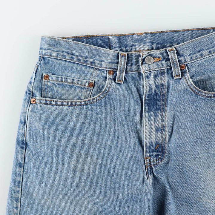 1990'S Levi's 550 Relaxed Fit Denim Shorts, Made in Canada, Men's Size W32 (approx.), Vintage. cotton blue type Vintage Second Hand