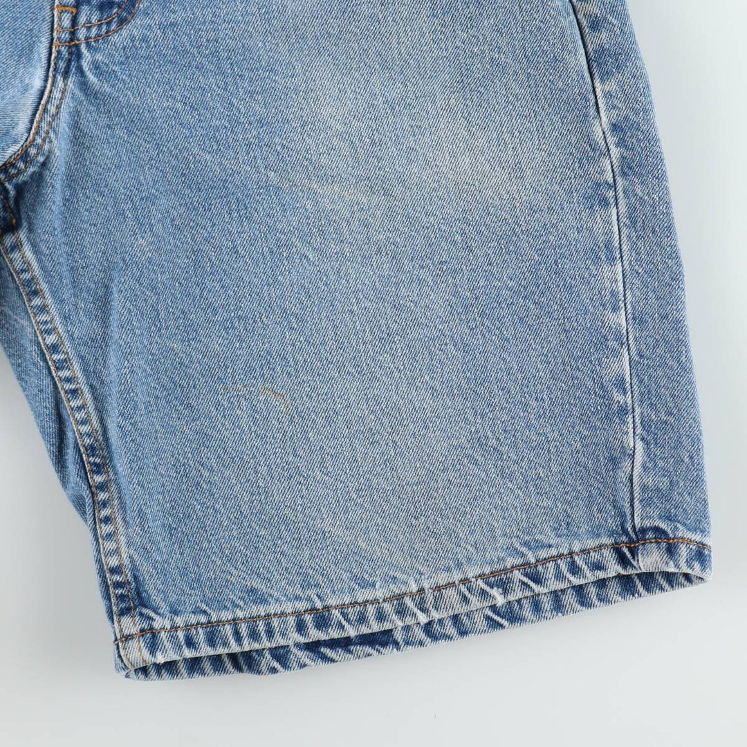1990'S Levi's 550 Relaxed Fit Denim Shorts, Made in Canada, Men's Size W32 (approx.), Vintage. cotton blue type Vintage Second Hand