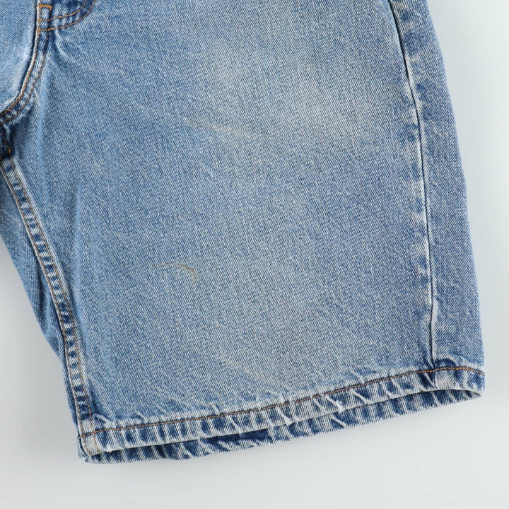 1990'S Levi's 550 Relaxed Fit Denim Shorts, Made in Canada, Men's Size W32 (approx.), Vintage. cotton blue type Vintage Second Hand