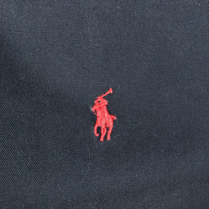 Ralph Lauren BLAIRE short sleeve button down shirt, men's size M cotton navy blue type Vintage Second Hand