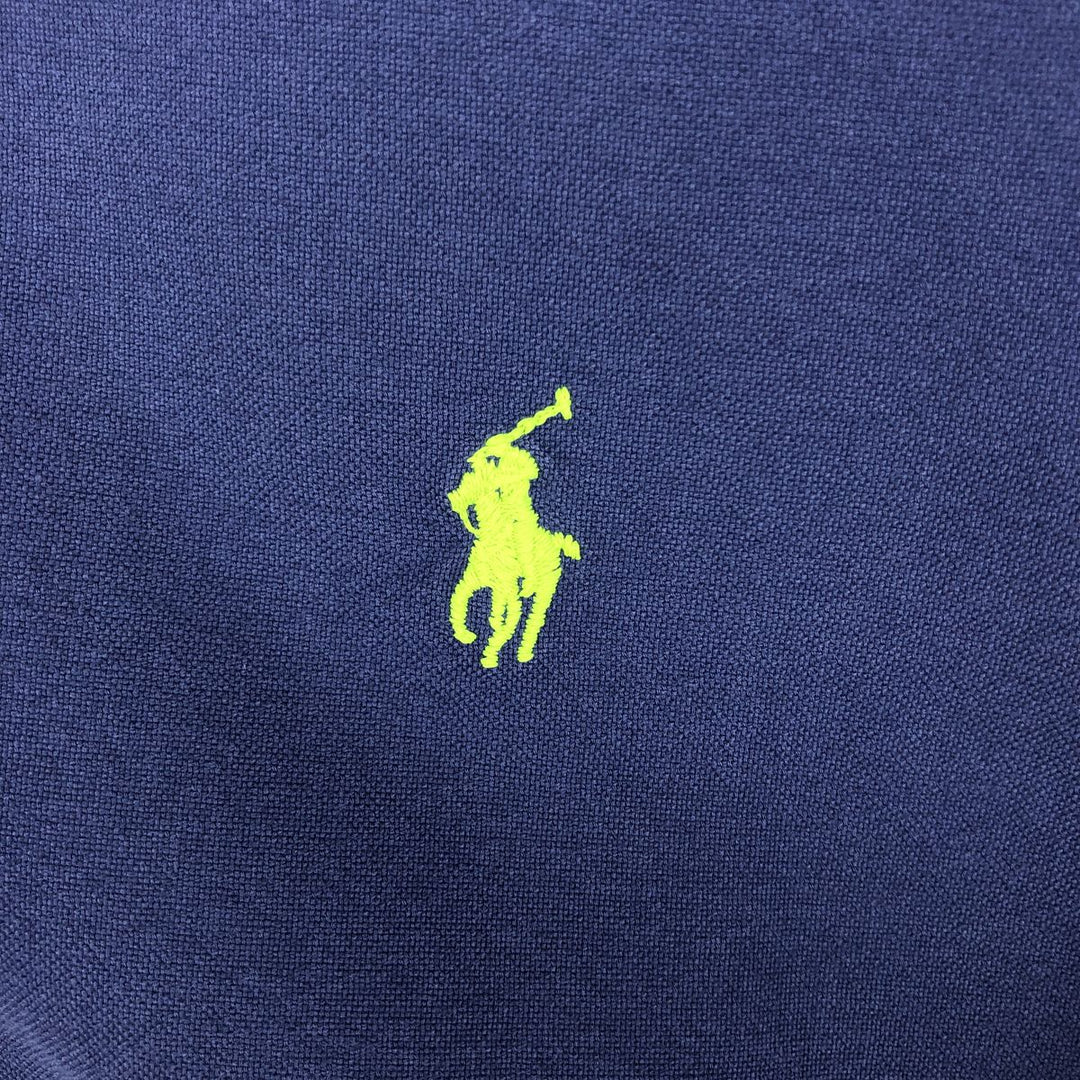 Ralph Lauren Classic Fit Short Sleeve Button Down Shirt Men's XL cotton navy blue type Vintage Second Hand