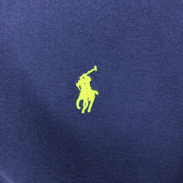 Ralph Lauren Classic Fit Short Sleeve Button Down Shirt Men's XL cotton navy blue type Vintage Second Hand