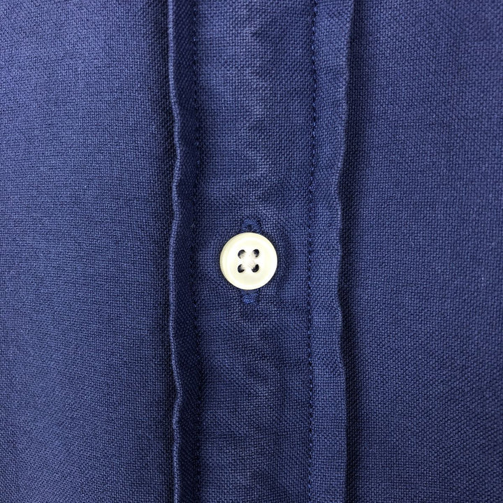 Ralph Lauren Classic Fit Short Sleeve Button Down Shirt Men's XL cotton navy blue type Vintage Second Hand