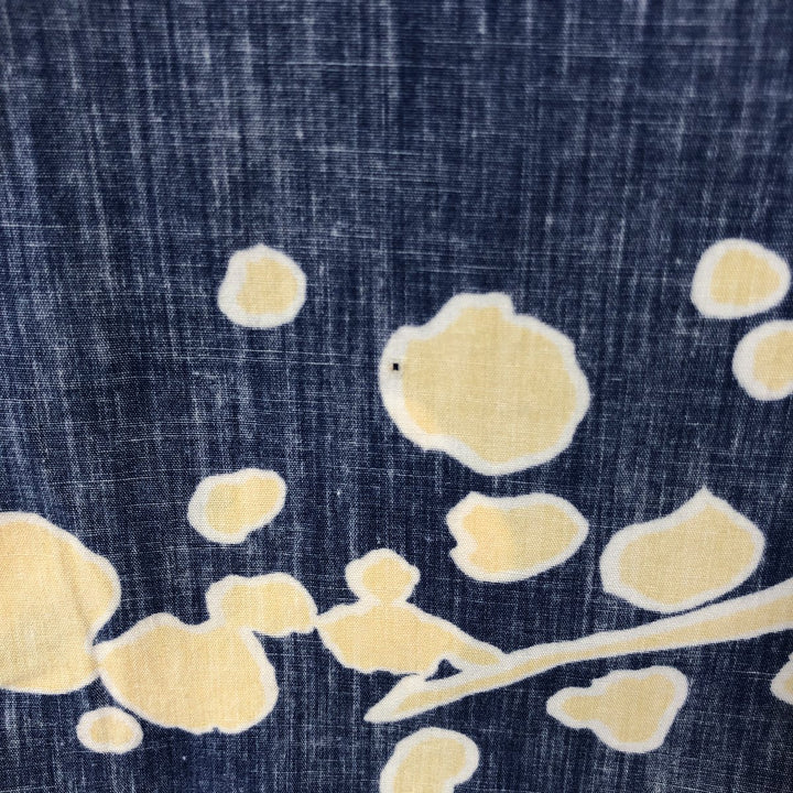 90s-00'S Reyn Spooner Commemorative Classics all-over hibiscus pattern Hawaiian Aloha shirt, boxy shirt, made in Hawaii. cotton navy blue type Vintage Second Hand