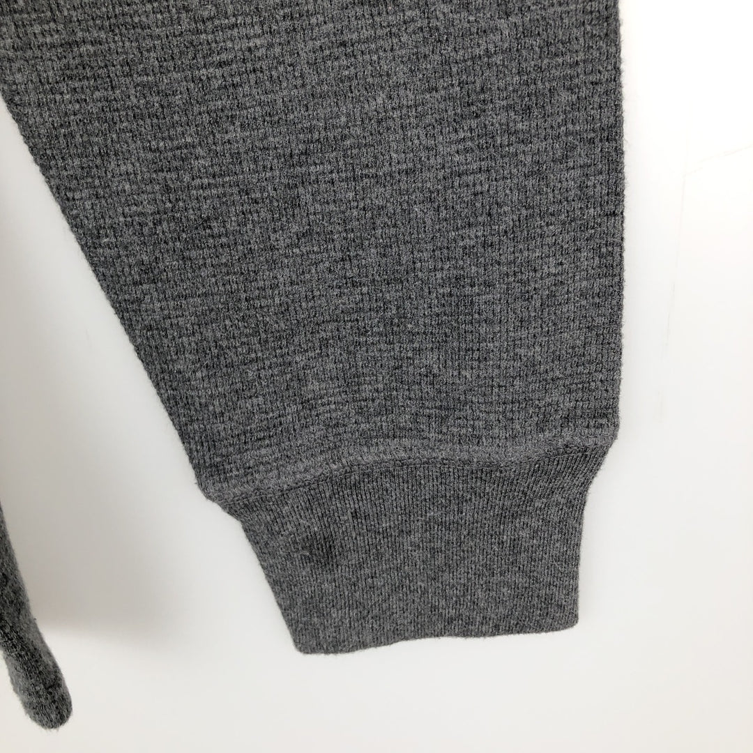 Ralph Lauren POLO RALPH LAUREN Thermal Long T-shirt Waffle Men's M size cotton Charcoal Vintage Second Hand