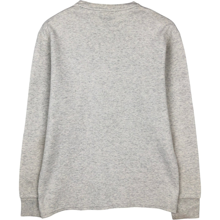 Ralph Lauren POLO RALPH LAUREN Thermal Ron T Waffle Men's L size cotton ivory Vintage Second Hand