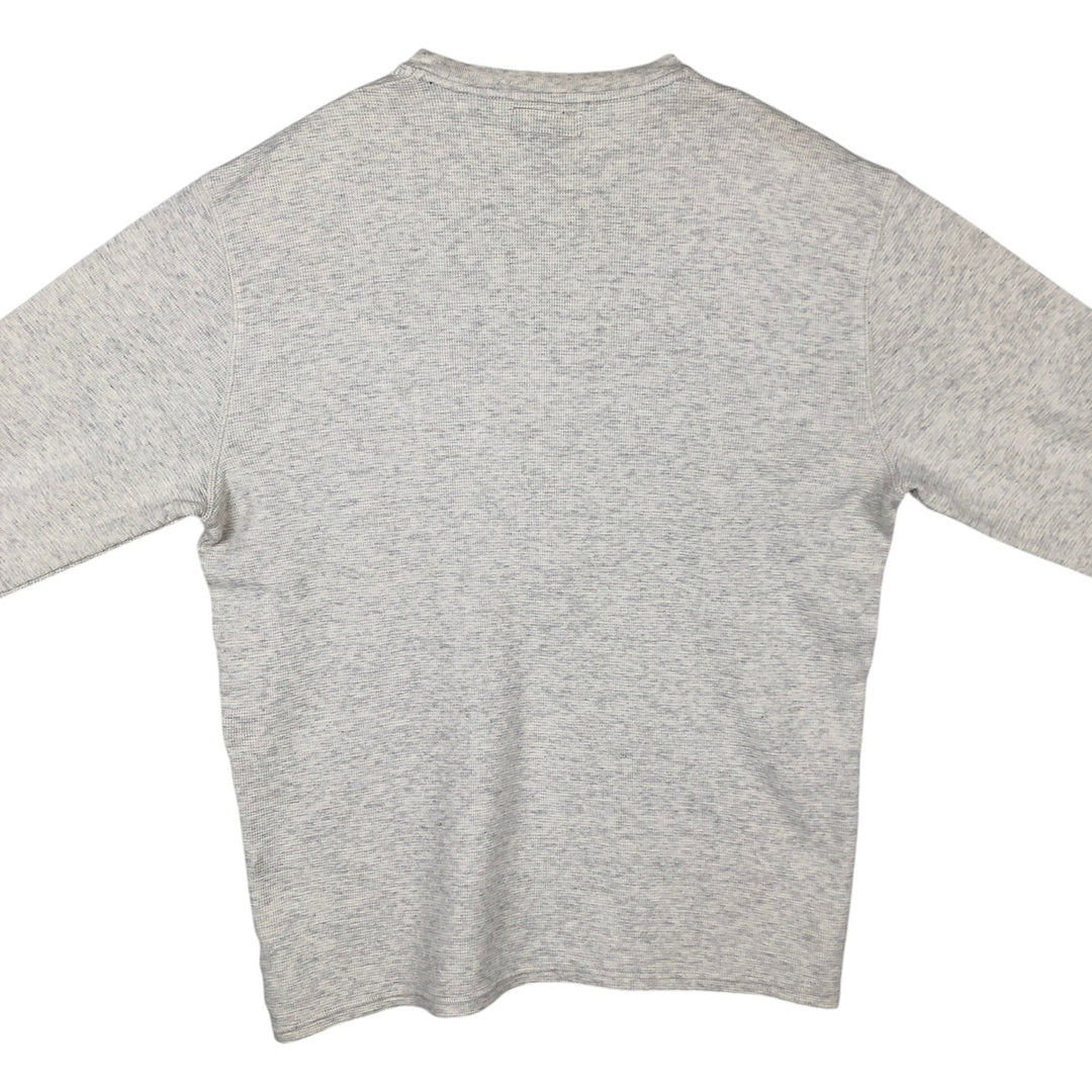 Ralph Lauren POLO RALPH LAUREN Thermal Ron T Waffle Men's L size cotton ivory Vintage Second Hand