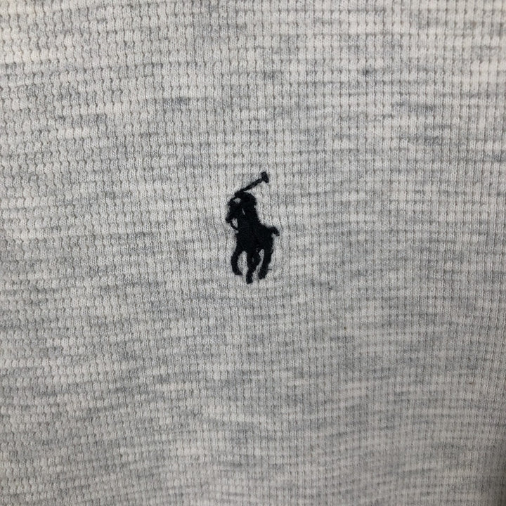 Ralph Lauren POLO RALPH LAUREN Thermal Ron T Waffle Men's L size cotton ivory Vintage Second Hand