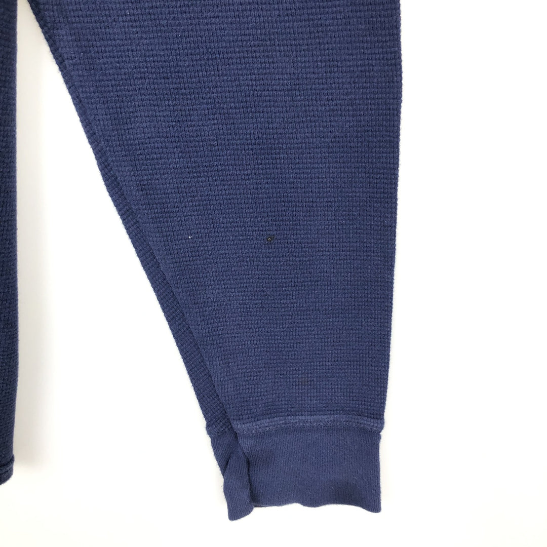 Ralph Lauren POLO RALPH LAUREN Thermal Ron T Waffle Men's L size cotton navy blue type Vintage Second Hand