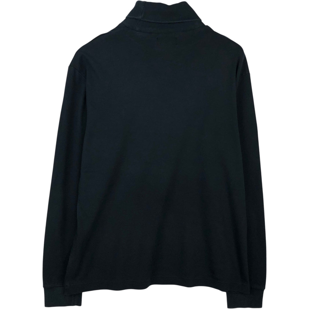 Ralph Lauren POLO by Ralph Lauren turtleneck long-sleeved T-shirt, men's size L cotton black type Vintage Second Hand