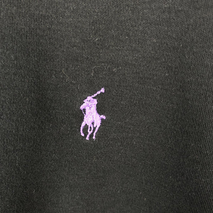 Ralph Lauren POLO by Ralph Lauren turtleneck long-sleeved T-shirt, men's size L cotton black type Vintage Second Hand