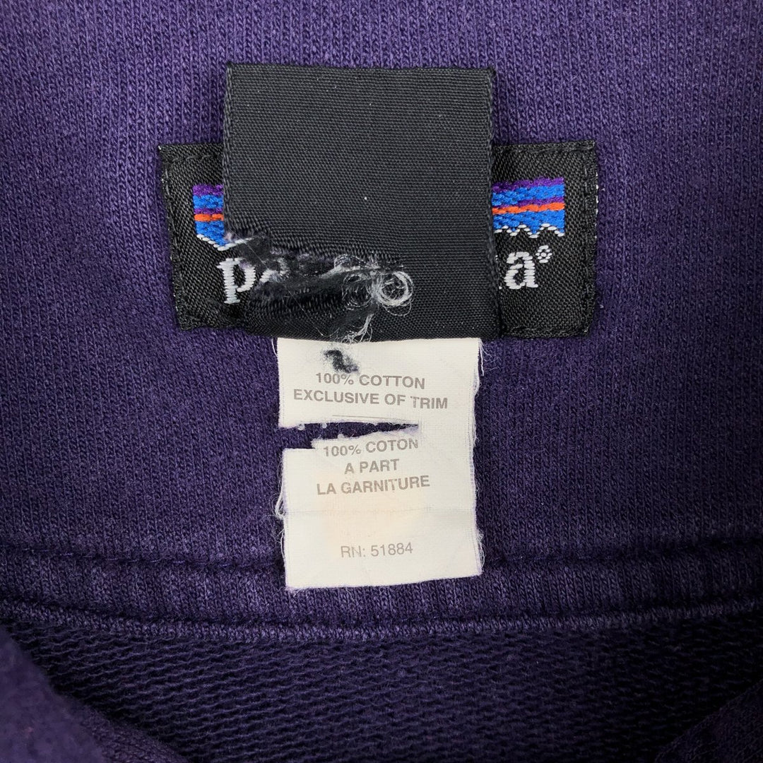 Patagonia Long-Sleeve Polo Shirt, Men's Size XL (approx.) cotton purple type Vintage Second Hand