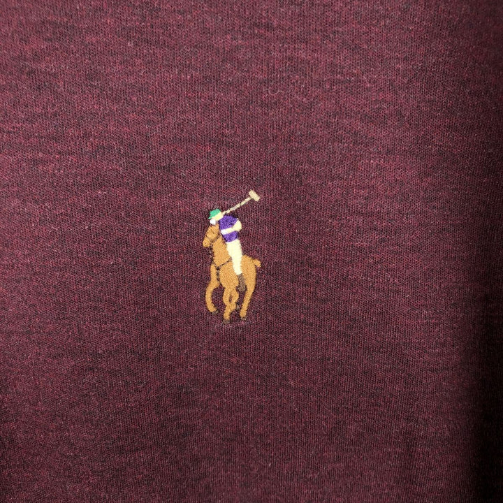 Ralph Lauren POLO RALPH LAUREN CLASSIC FIT long sleeve polo shirt men's XL equivalent cotton Purple type red-purple Vintage Second Hand
