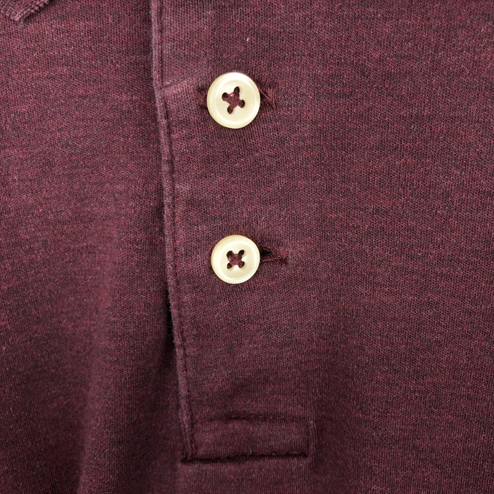 Ralph Lauren POLO RALPH LAUREN CLASSIC FIT long sleeve polo shirt men's XL equivalent cotton Purple type red-purple Vintage Second Hand