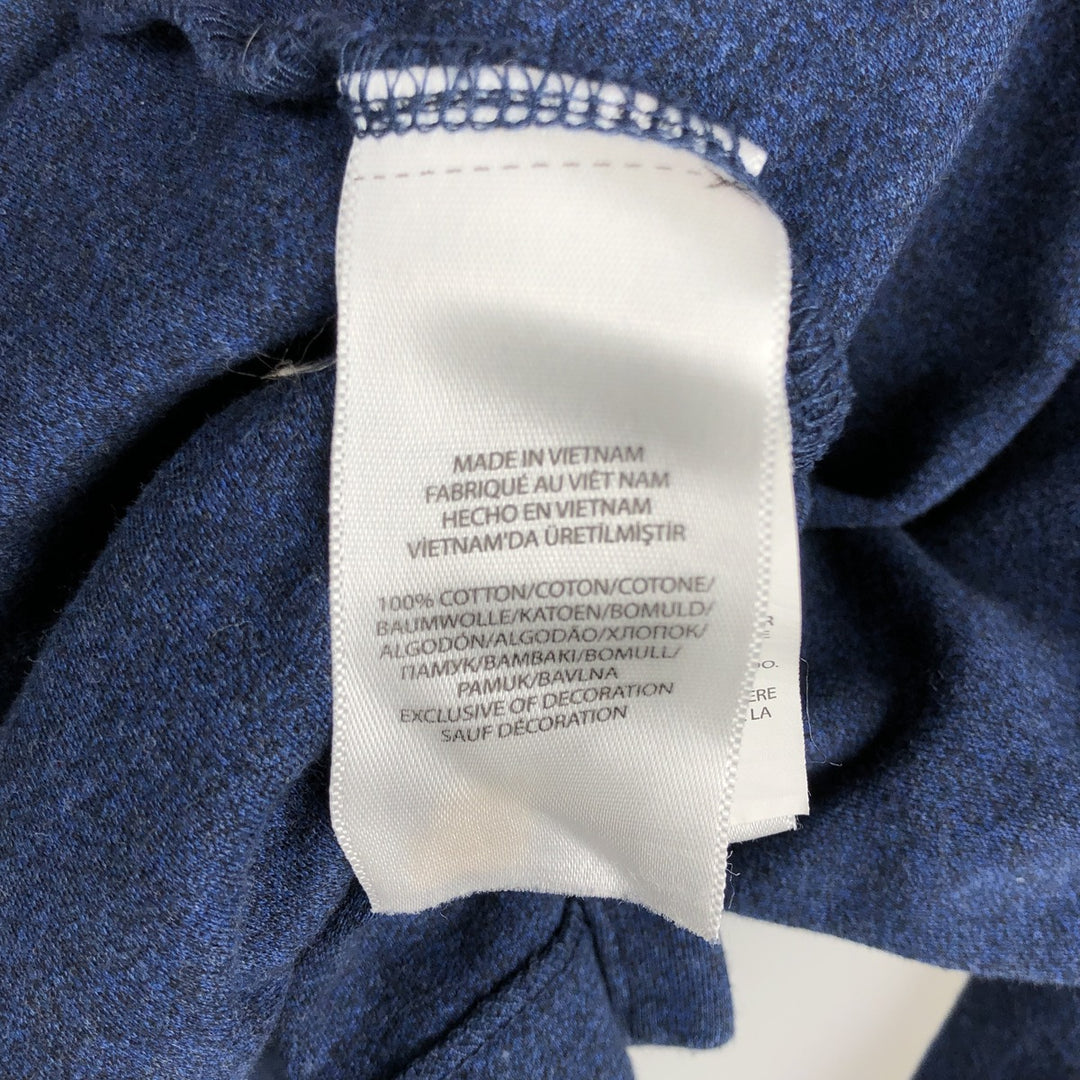 Ralph Lauren POLO RALPH LAUREN CLASSIC FIT long-sleeved polo shirt, men's size L cotton navy blue type Vintage Second Hand